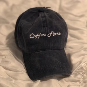 NWT Steve Madden “Coffee First” baseball hat